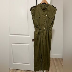 KOSMIOS Utility Cargo Style Cinch Jumpsuit